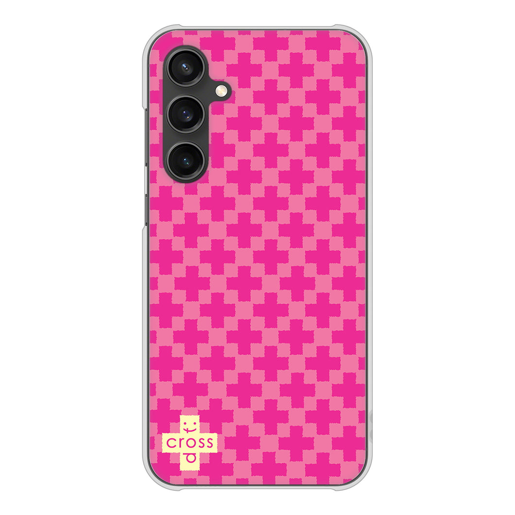 Galaxy S23 FE SCG24 au 高画質仕上げ 背面印刷 ハードケースクロスドット