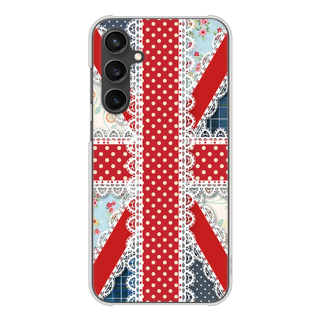 Galaxy S23 FE SCG24 au 高画質仕上げ 背面印刷 ハードケースユニオンジャック