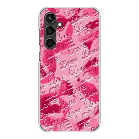 Galaxy S23 FE SCG24 au 高画質仕上げ 背面印刷 ハードケースフラワーヴェルニ