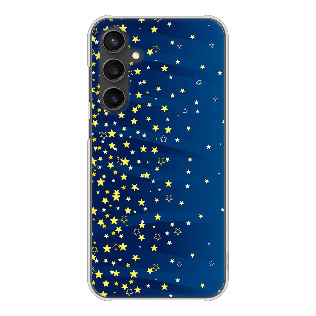 Galaxy S23 FE SCG24 au 高画質仕上げ 背面印刷 ハードケース 【VA842 満天の星空】