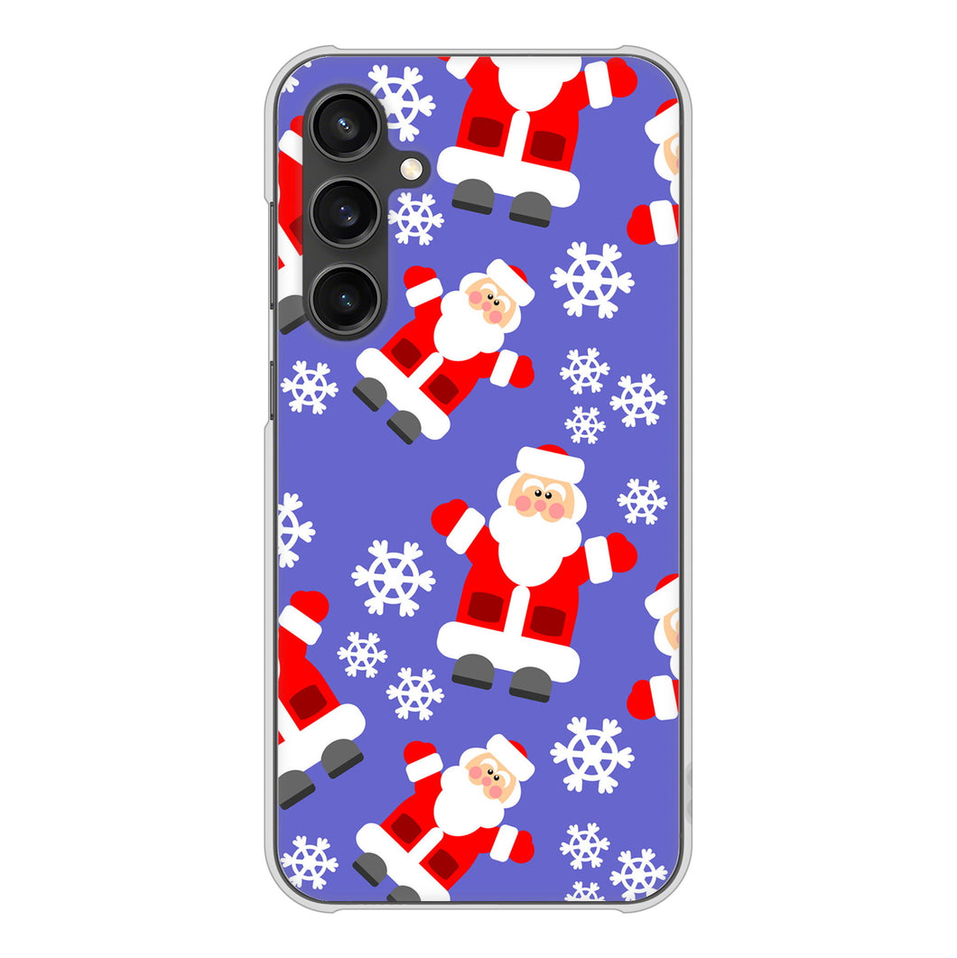 Galaxy S23 FE SCG24 au 高画質仕上げ 背面印刷 ハードケースクリスマス