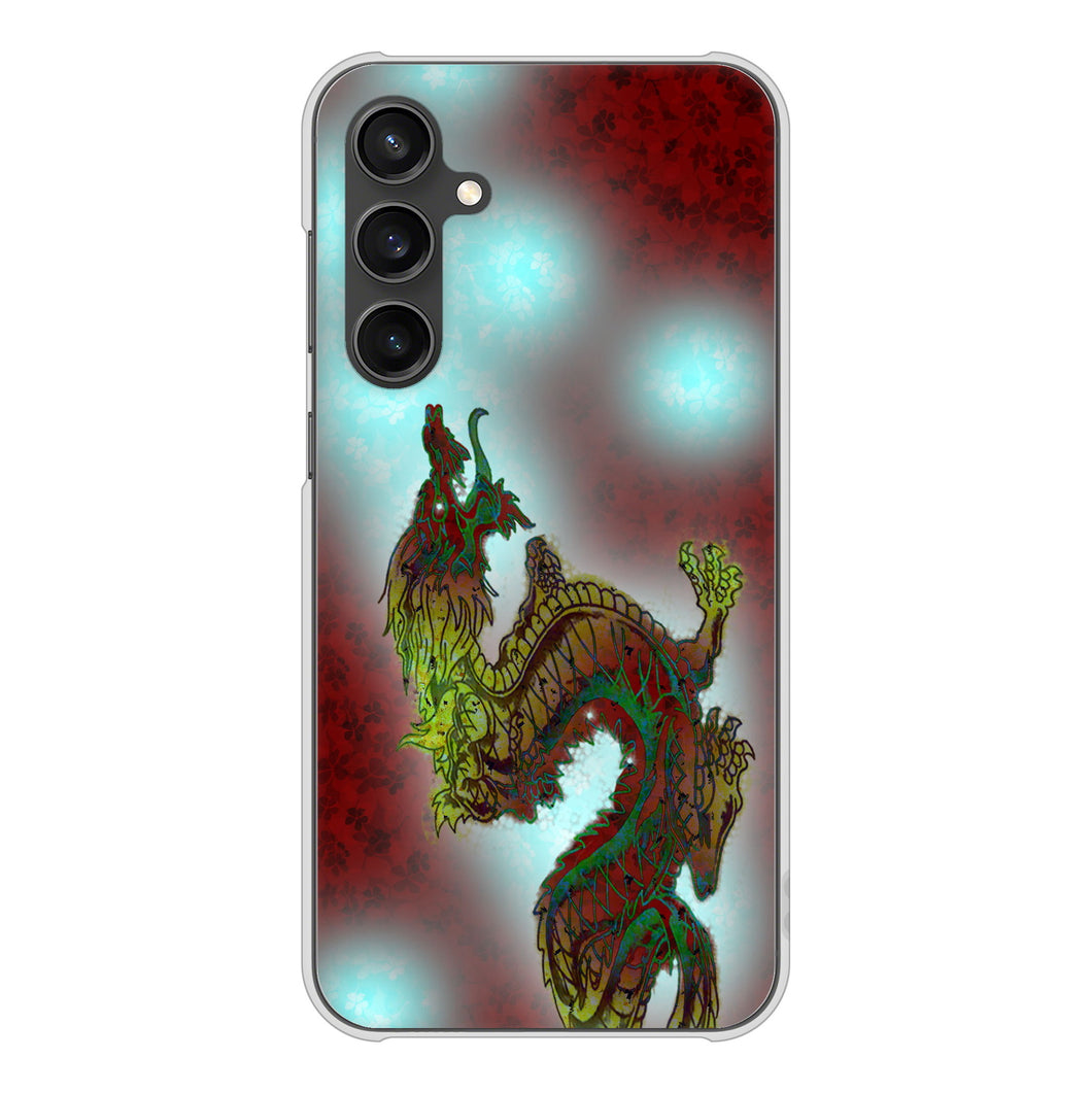 Galaxy S23 FE SCG24 au 高画質仕上げ 背面印刷 ハードケース赤竜