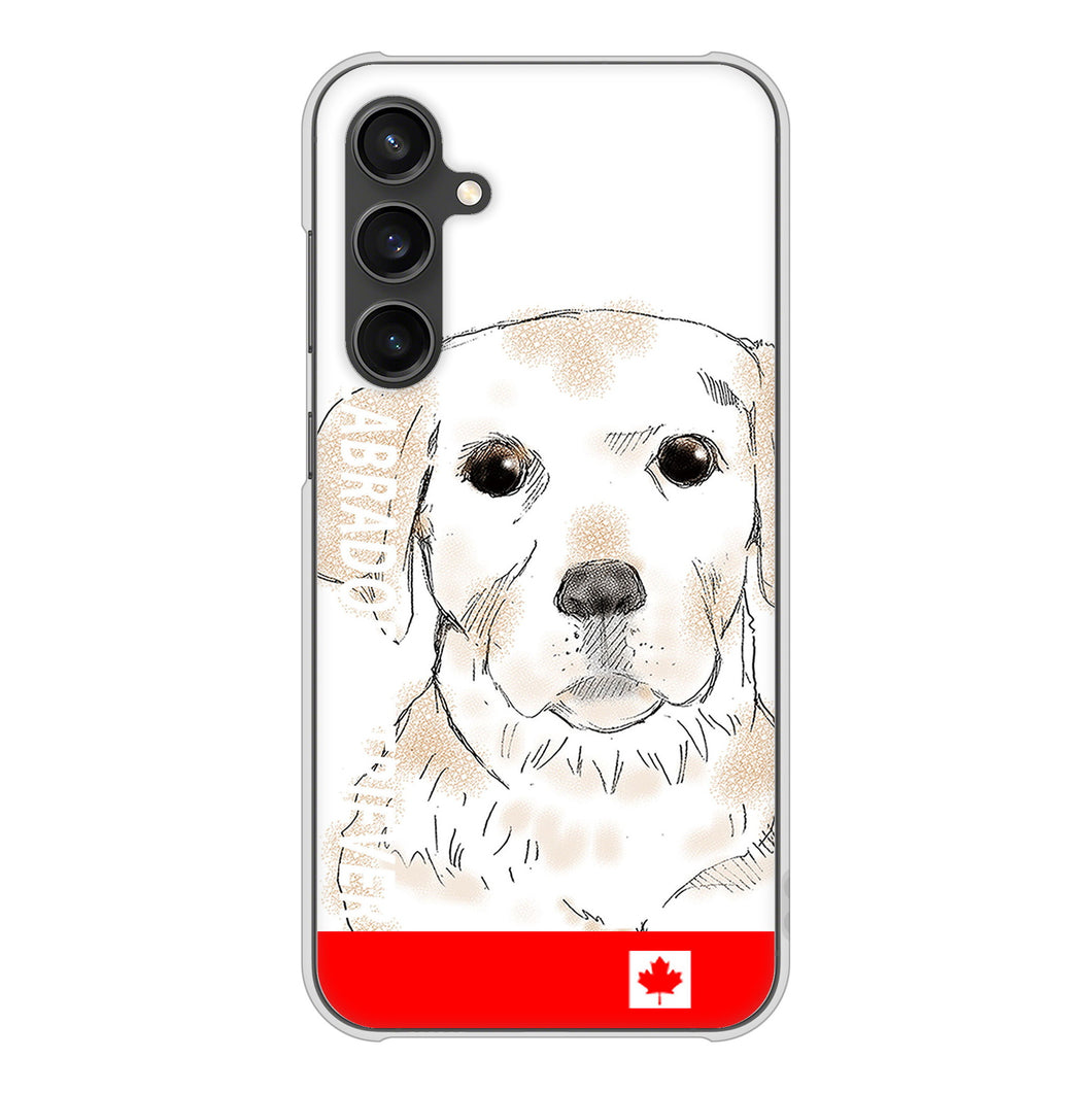 Galaxy S23 FE SCG24 au 高画質仕上げ 背面印刷 ハードケースラブラドールレトリバー