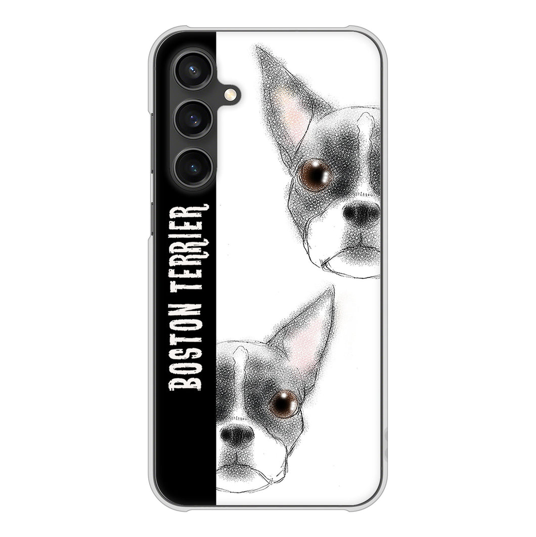 Galaxy S23 FE SCG24 au 高画質仕上げ 背面印刷 ハードケースボストンテリア