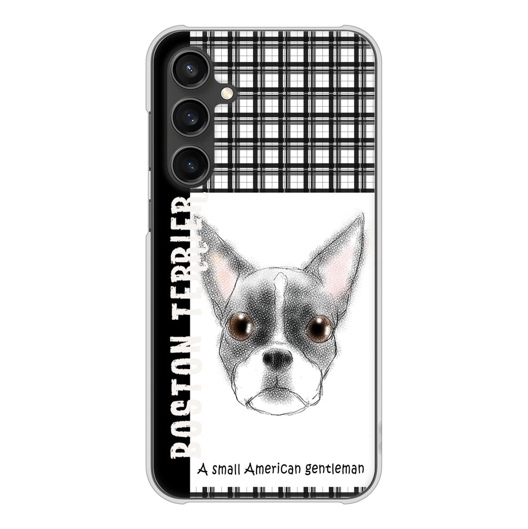 Galaxy S23 FE SCG24 au 高画質仕上げ 背面印刷 ハードケースボストンテリア