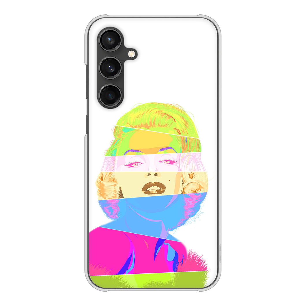 Galaxy S23 FE SCG24 au 高画質仕上げ 背面印刷 ハードケースマリリンモンローデザイン