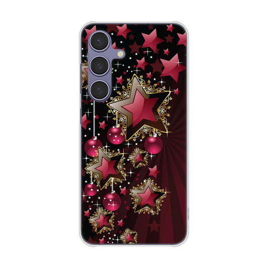 Galaxy S24 SCG25 au 高画質仕上げ 背面印刷 ハードケース 【434 星の壁】