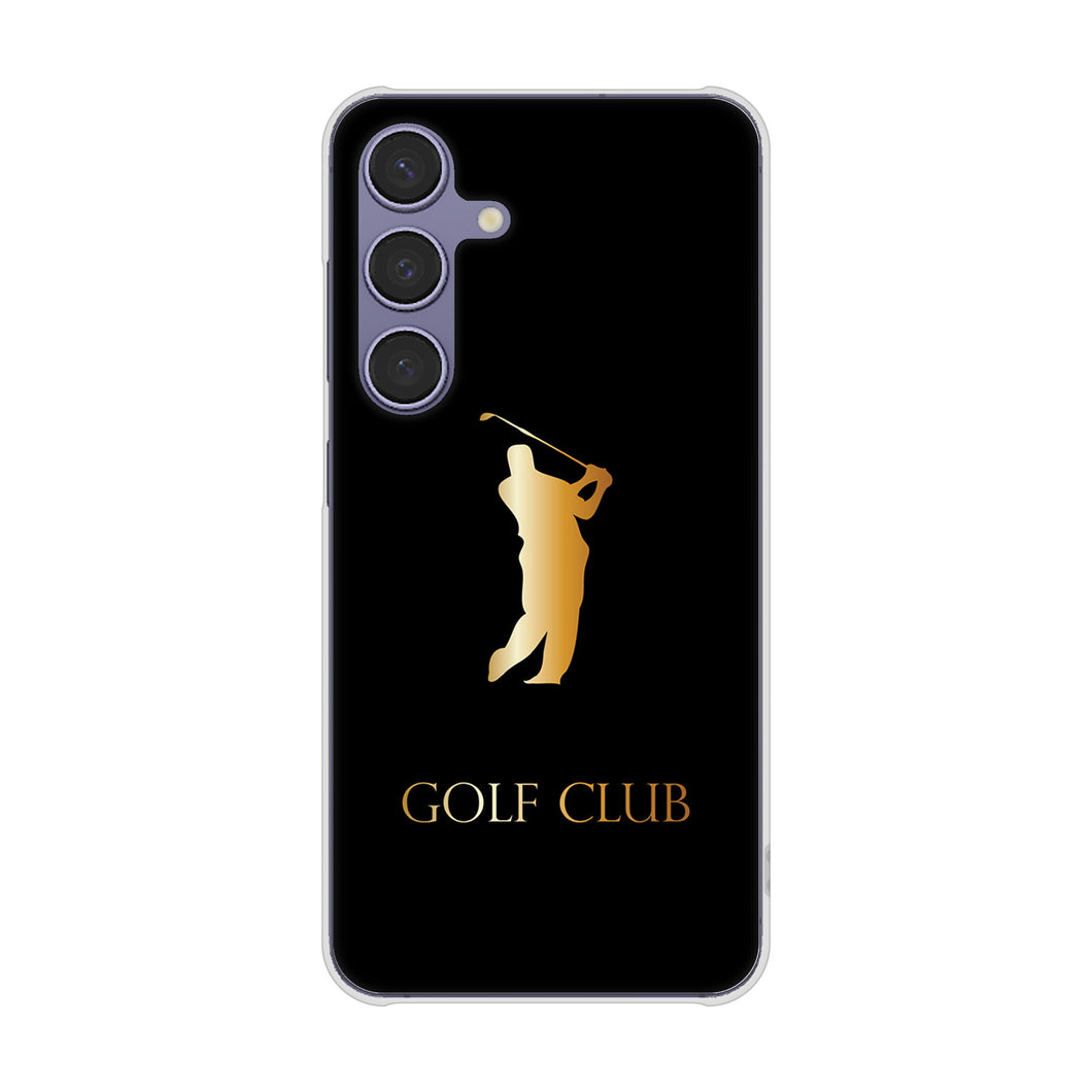 Galaxy S24 SCG25 au 高画質仕上げ 背面印刷 ハードケース 【610 GOLFCLUB】