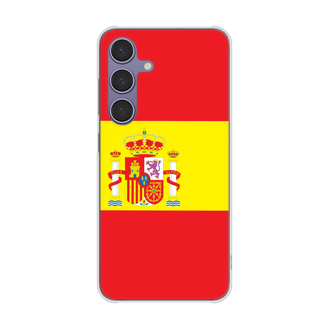 Galaxy S24 SCG25 au 高画質仕上げ 背面印刷 ハードケース国旗