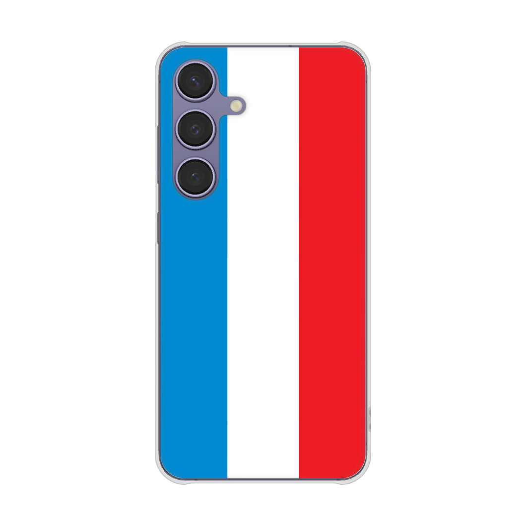 Galaxy S24 SCG25 au 高画質仕上げ 背面印刷 ハードケース国旗