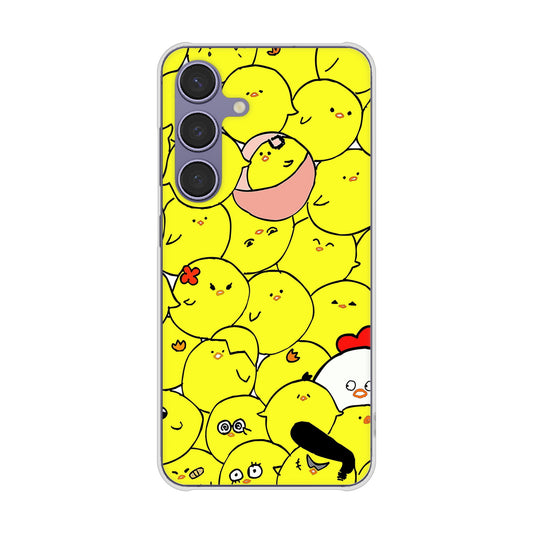 Galaxy S24 SCG25 au 高画質仕上げ 背面印刷 ハードケース 【1031 ピヨピヨ】
