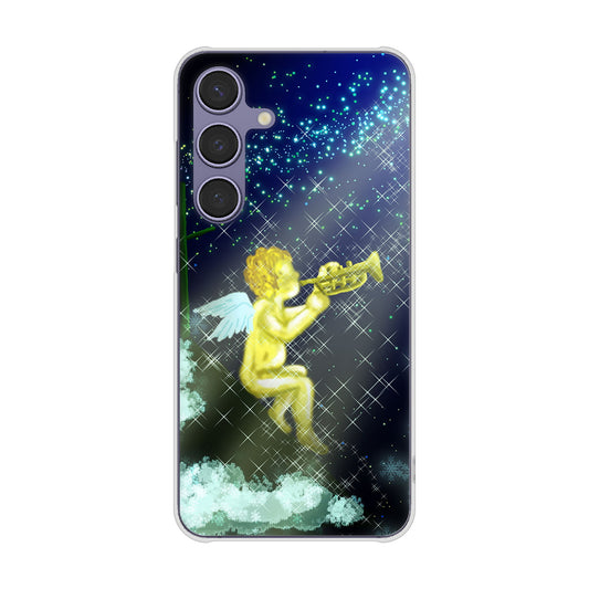 Galaxy S24 SCG25 au 高画質仕上げ 背面印刷 ハードケース 【1248 天使の演奏】