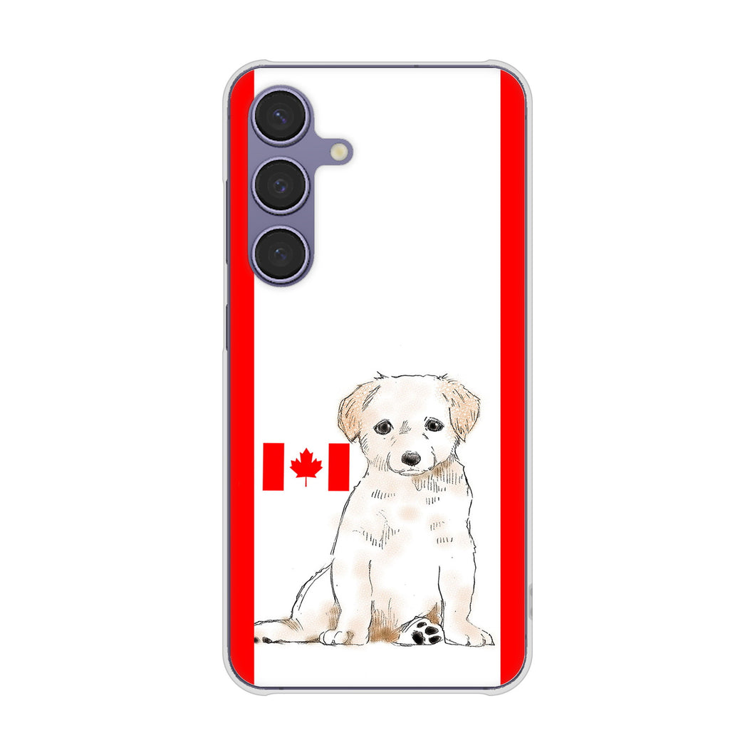 Galaxy S24 SCG25 au 高画質仕上げ 背面印刷 ハードケースラブラドールレトリバー