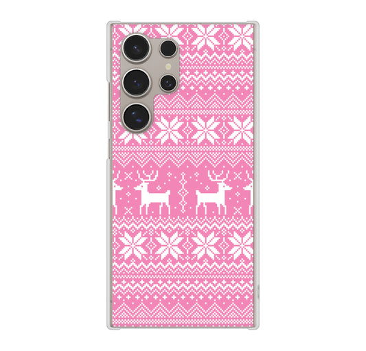Galaxy S24 Ultra SCG26 au 高画質仕上げ 背面印刷 ハードケースクリスマス