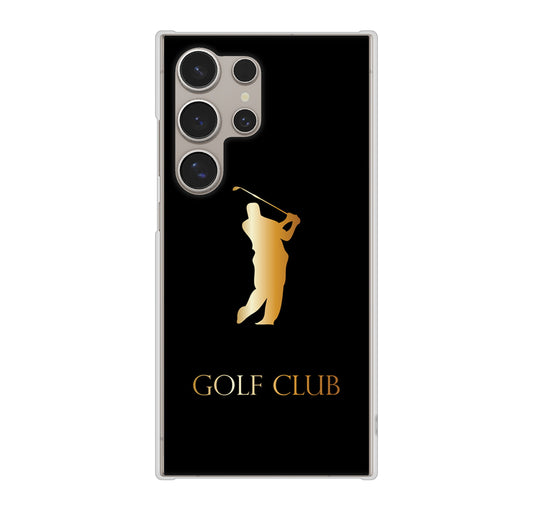 Galaxy S24 Ultra SCG26 au 高画質仕上げ 背面印刷 ハードケース 【610 GOLFCLUB】