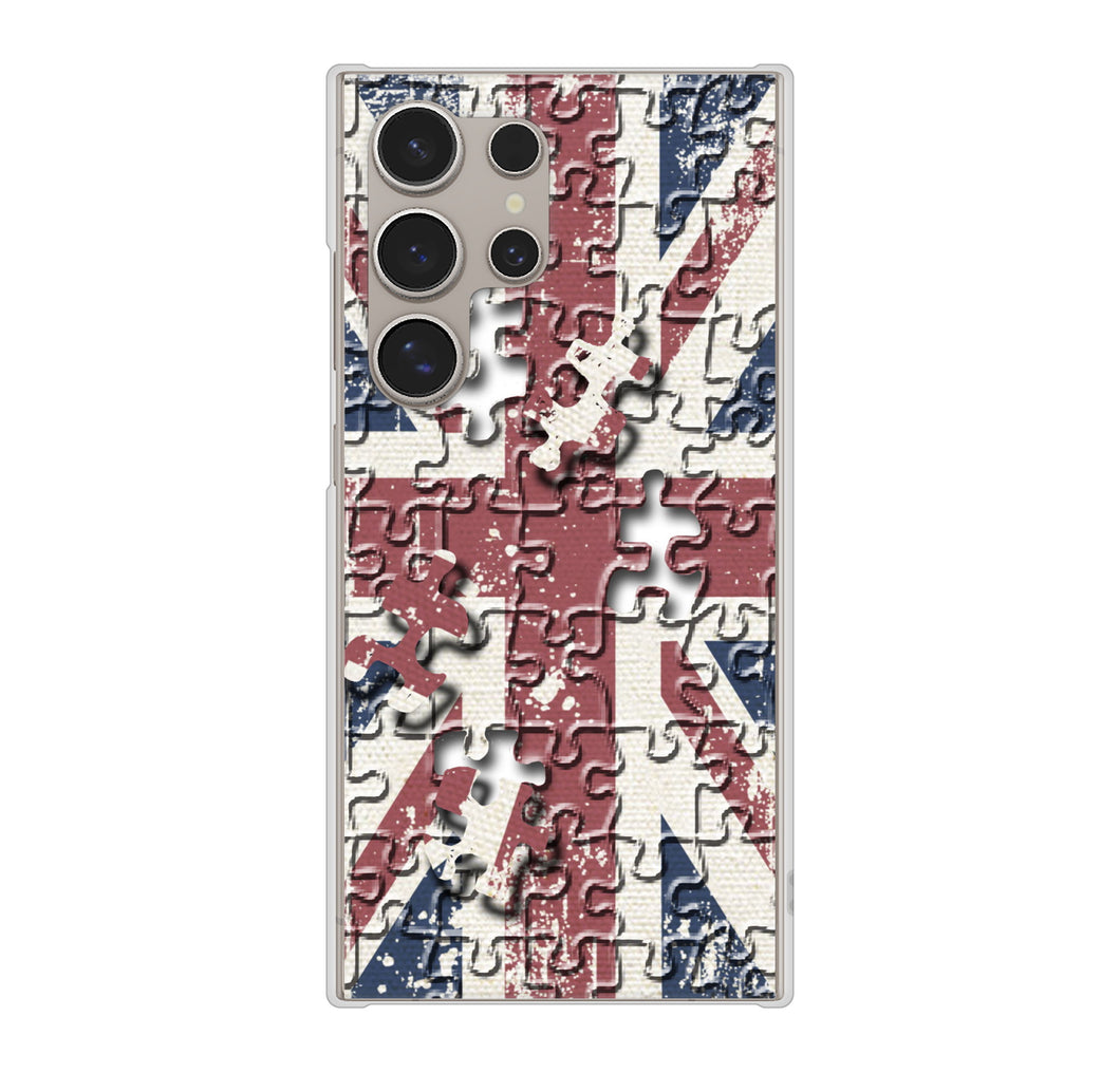 Galaxy S24 Ultra SCG26 au 高画質仕上げ 背面印刷 ハードケースユニオンジャック