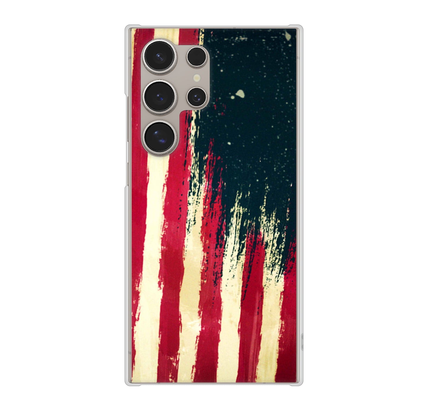 Galaxy S24 Ultra SCG26 au 高画質仕上げ 背面印刷 ハードケース 【MI805 ヴィンテージアメリカ】