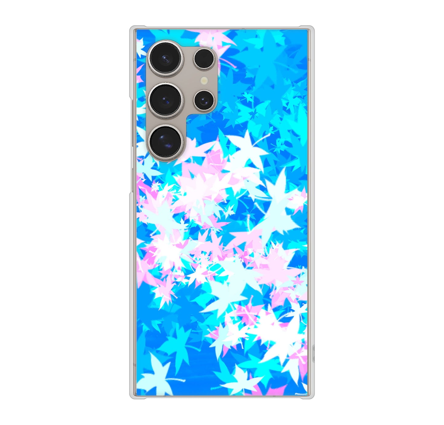Galaxy S24 Ultra SCG26 au 高画質仕上げ 背面印刷 ハードケースパステルアート