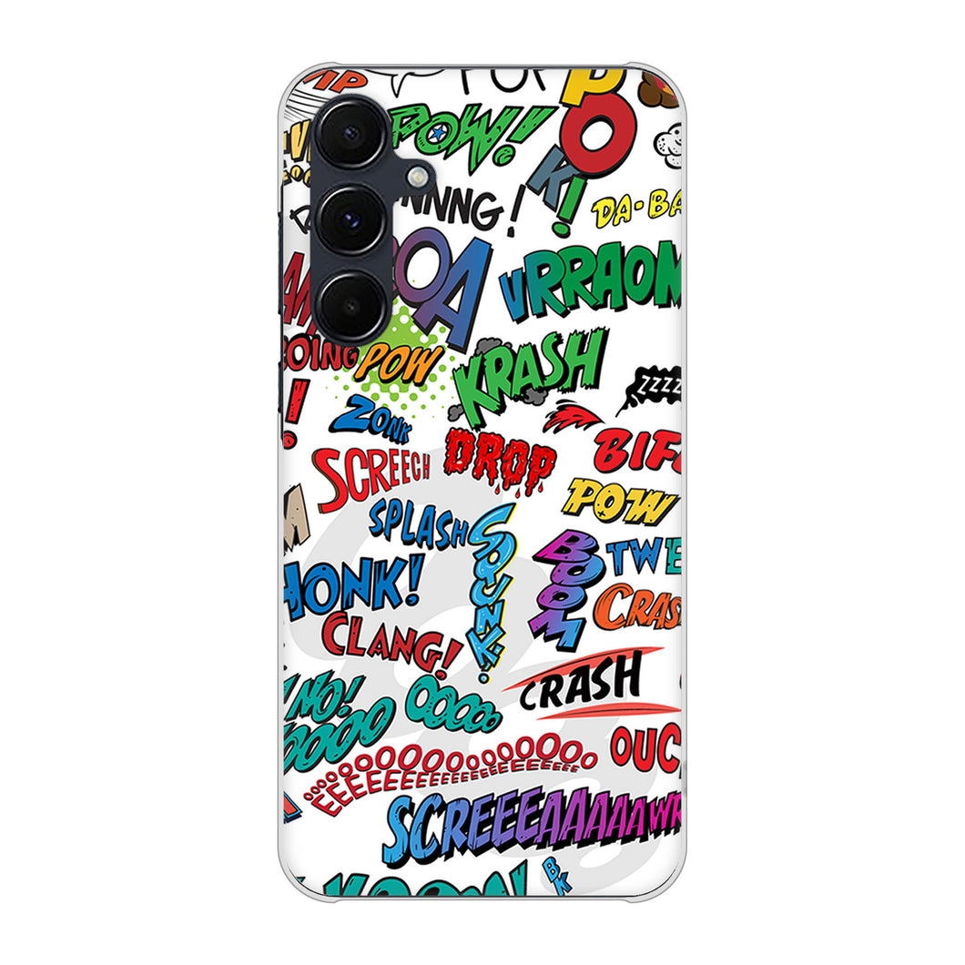 Galaxy A55 5G SCG27 au 高画質仕上げ 背面印刷 ハードケース 【271 アメリカン キャッチコピー】