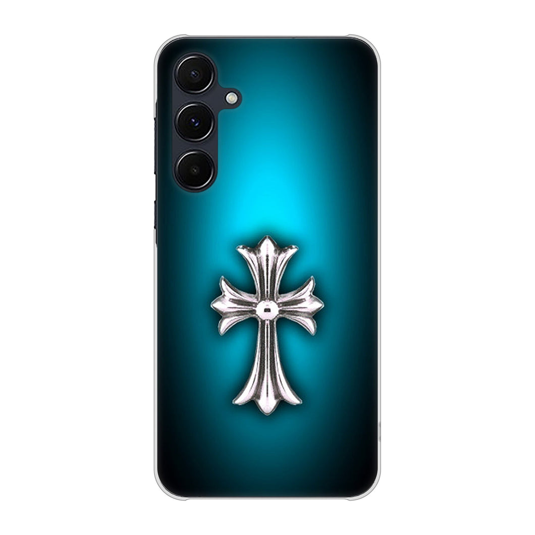 Galaxy A55 5G SCG27 au 高画質仕上げ 背面印刷 ハードケースクロス