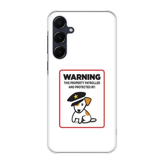 Galaxy A55 5G SCG27 au 高画質仕上げ 背面印刷 ハードケース 【374 猛犬注意】