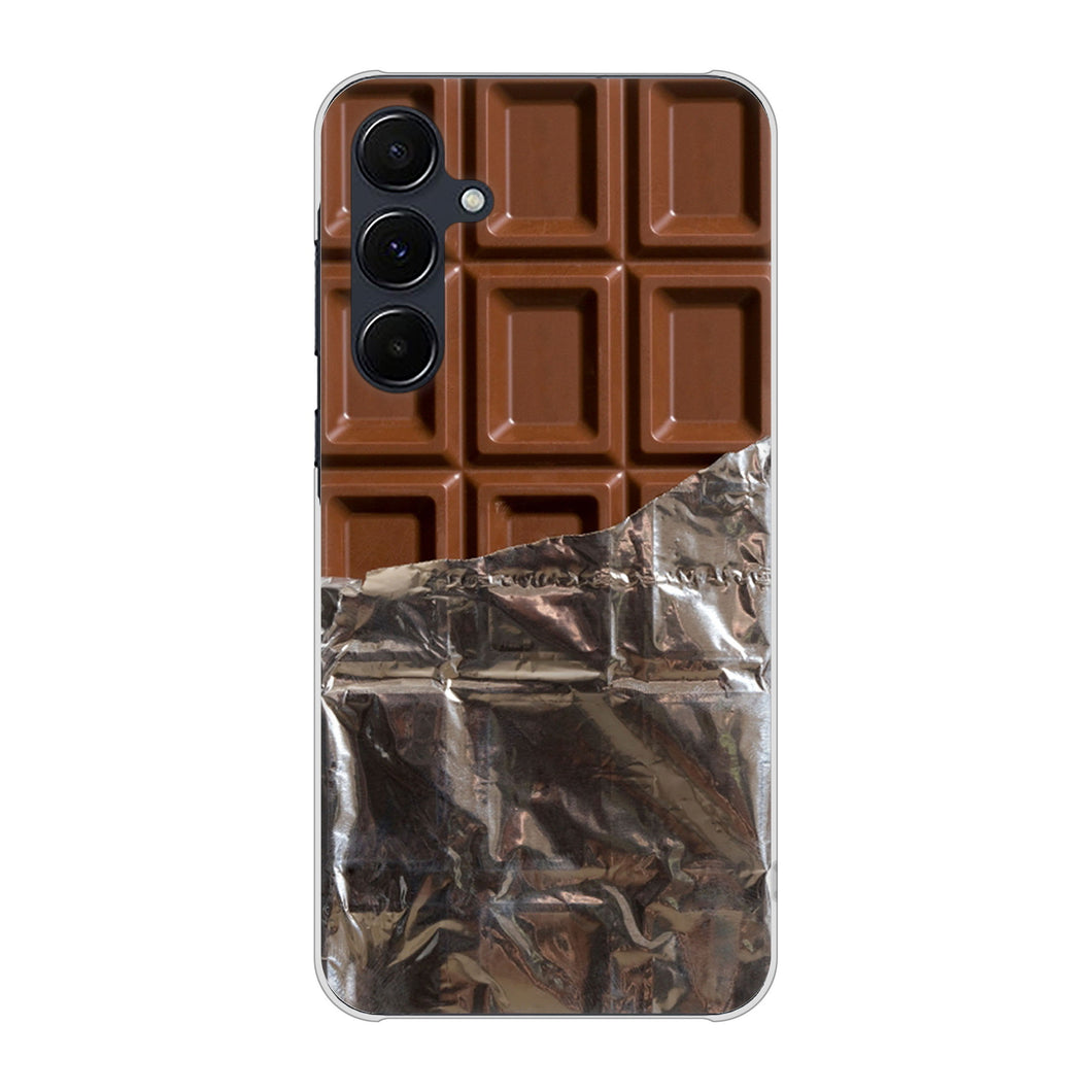 Galaxy A55 5G SCG27 au 高画質仕上げ 背面印刷 ハードケース板チョコ