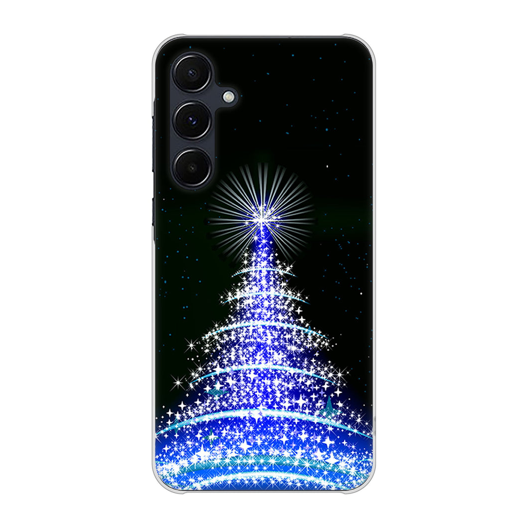 Galaxy A55 5G SCG27 au 高画質仕上げ 背面印刷 ハードケースクリスマス