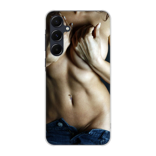 Galaxy A55 5G SCG27 au 高画質仕上げ 背面印刷 ハードケース 【602 ボディライン】