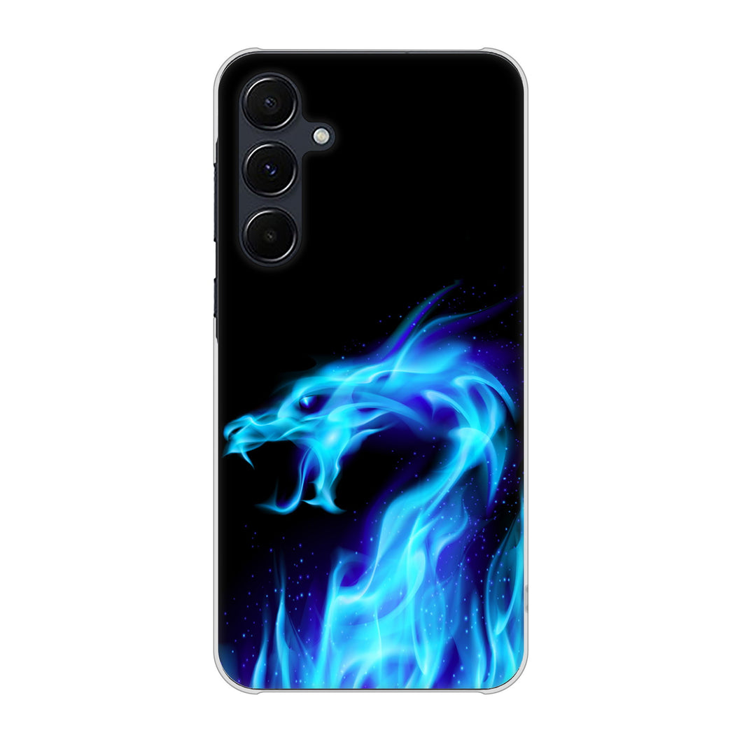 Galaxy A55 5G SCG27 au 高画質仕上げ 背面印刷 ハードケースドラゴン