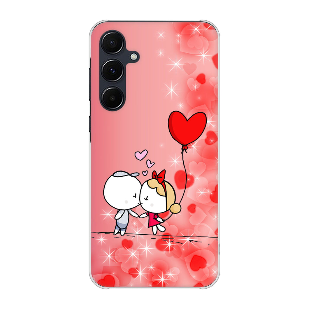 Galaxy A55 5G SCG27 au 高画質仕上げ 背面印刷 ハードケースカップル