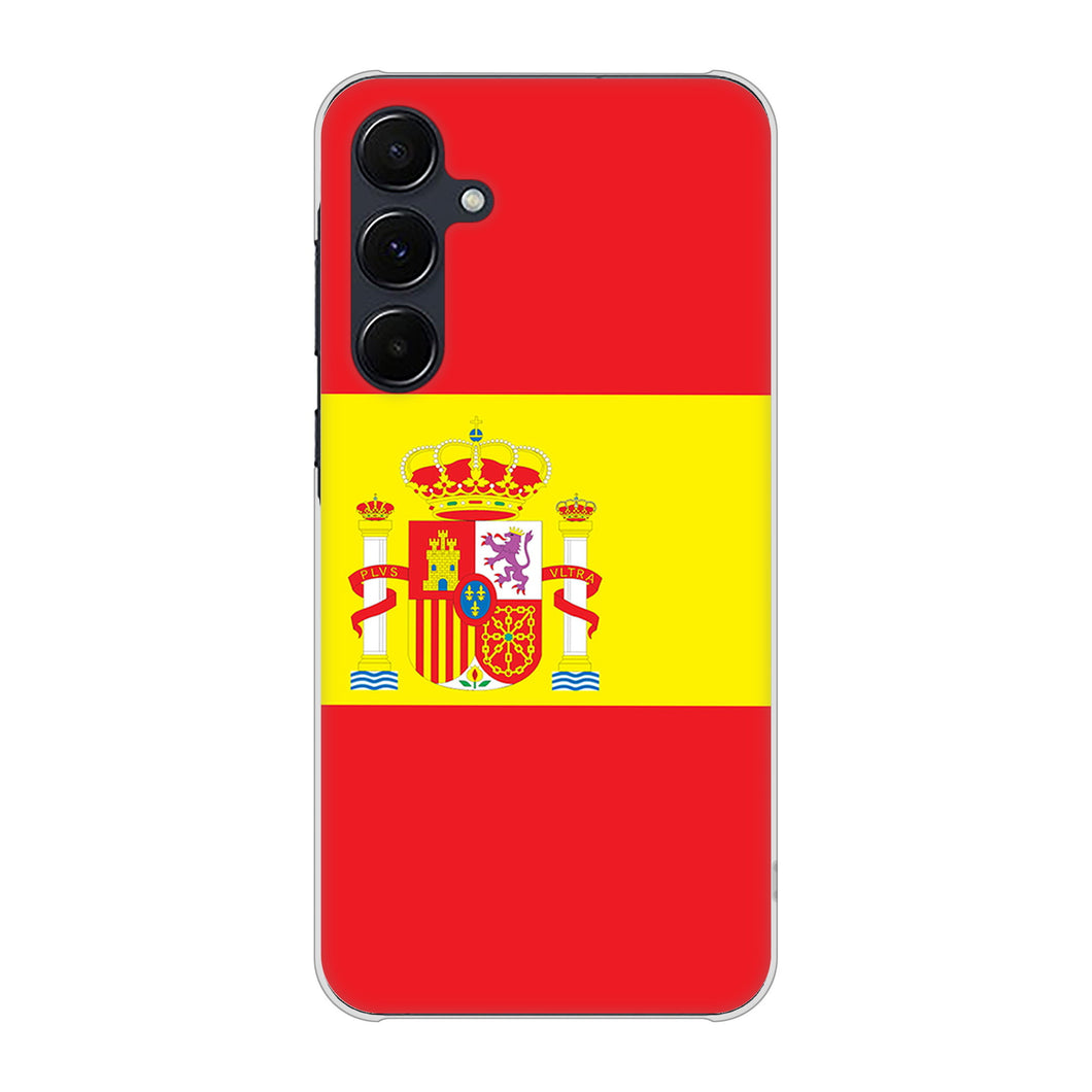 Galaxy A55 5G SCG27 au 高画質仕上げ 背面印刷 ハードケース国旗