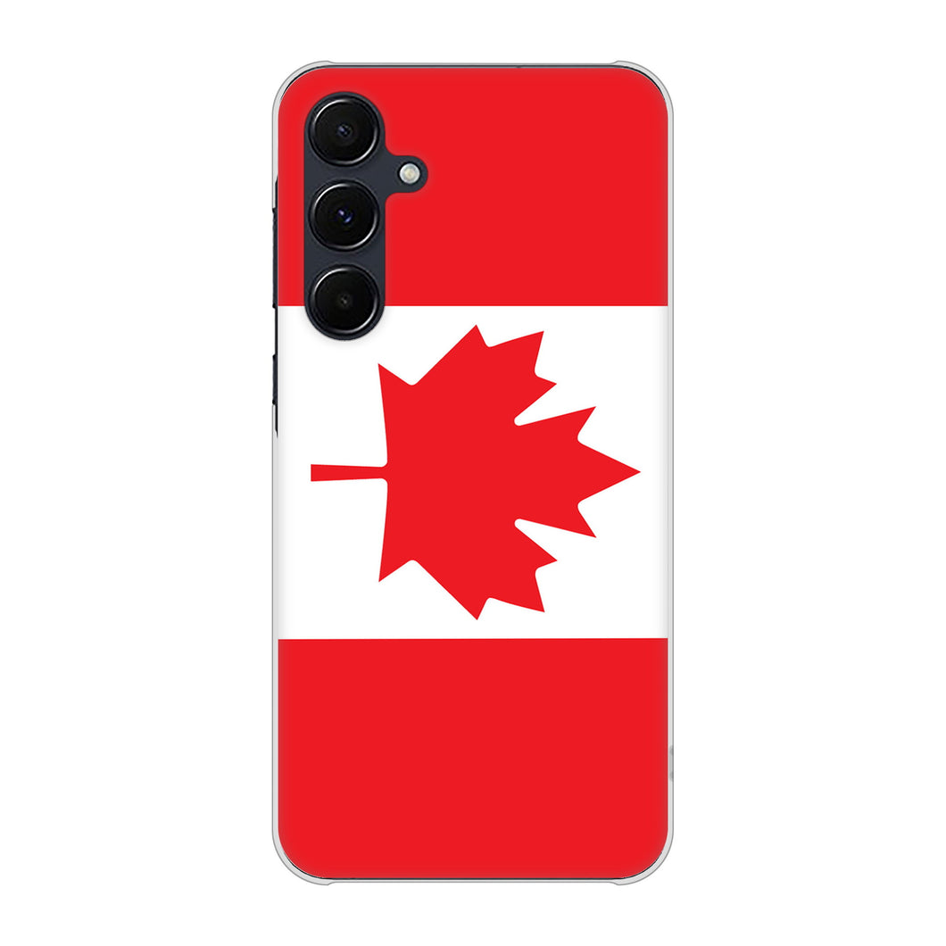 Galaxy A55 5G SCG27 au 高画質仕上げ 背面印刷 ハードケース国旗