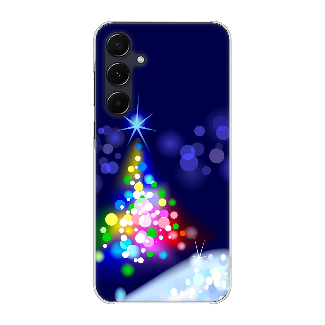 Galaxy A55 5G SCG27 au 高画質仕上げ 背面印刷 ハードケースクリスマス
