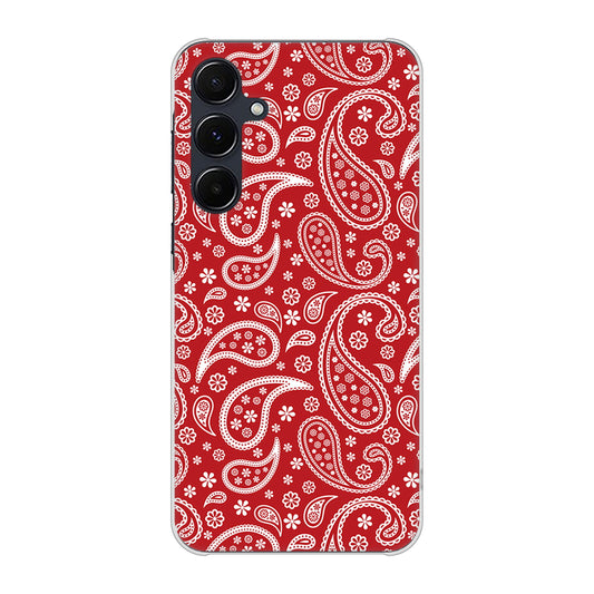 Galaxy A55 5G SCG27 au 高画質仕上げ 背面印刷 ハードケースペイズリー