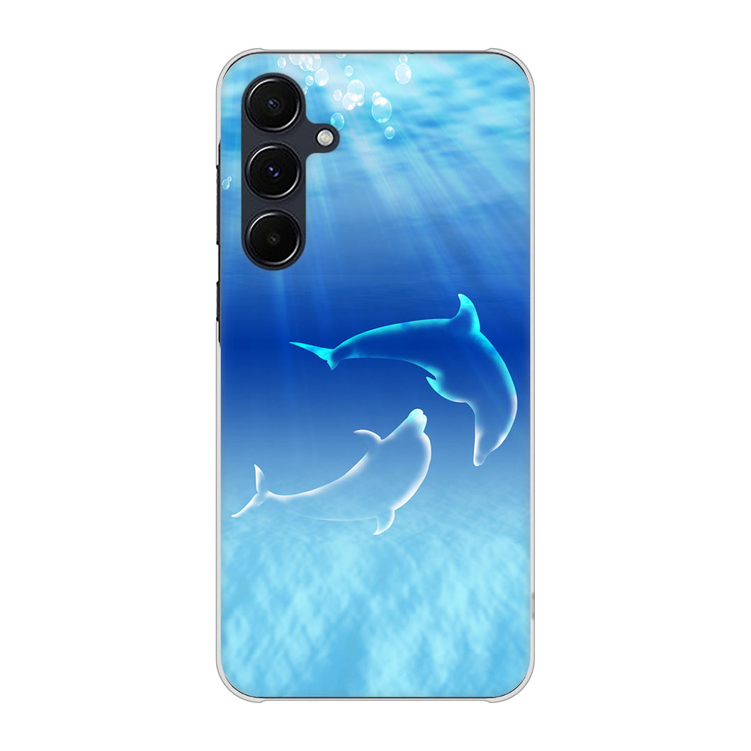 Galaxy A55 5G SCG27 au 高画質仕上げ 背面印刷 ハードケース海の守り神