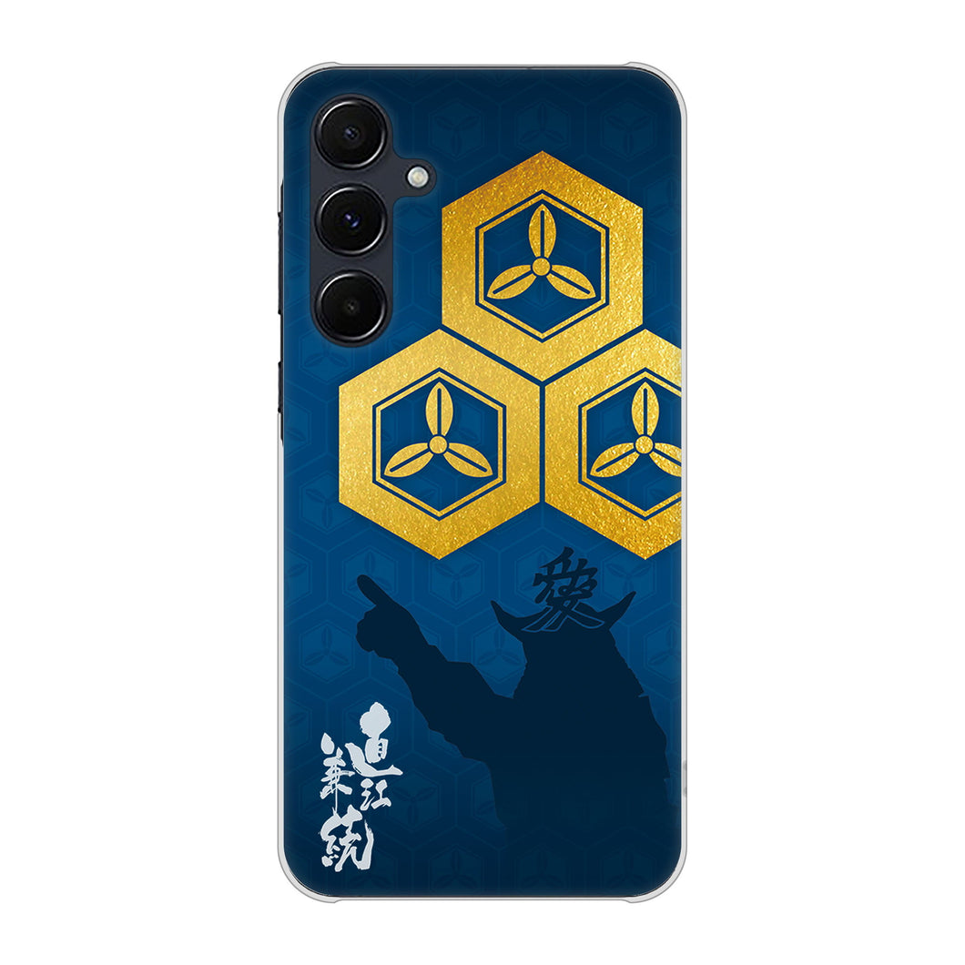 Galaxy A55 5G SCG27 au 高画質仕上げ 背面印刷 ハードケース家紋