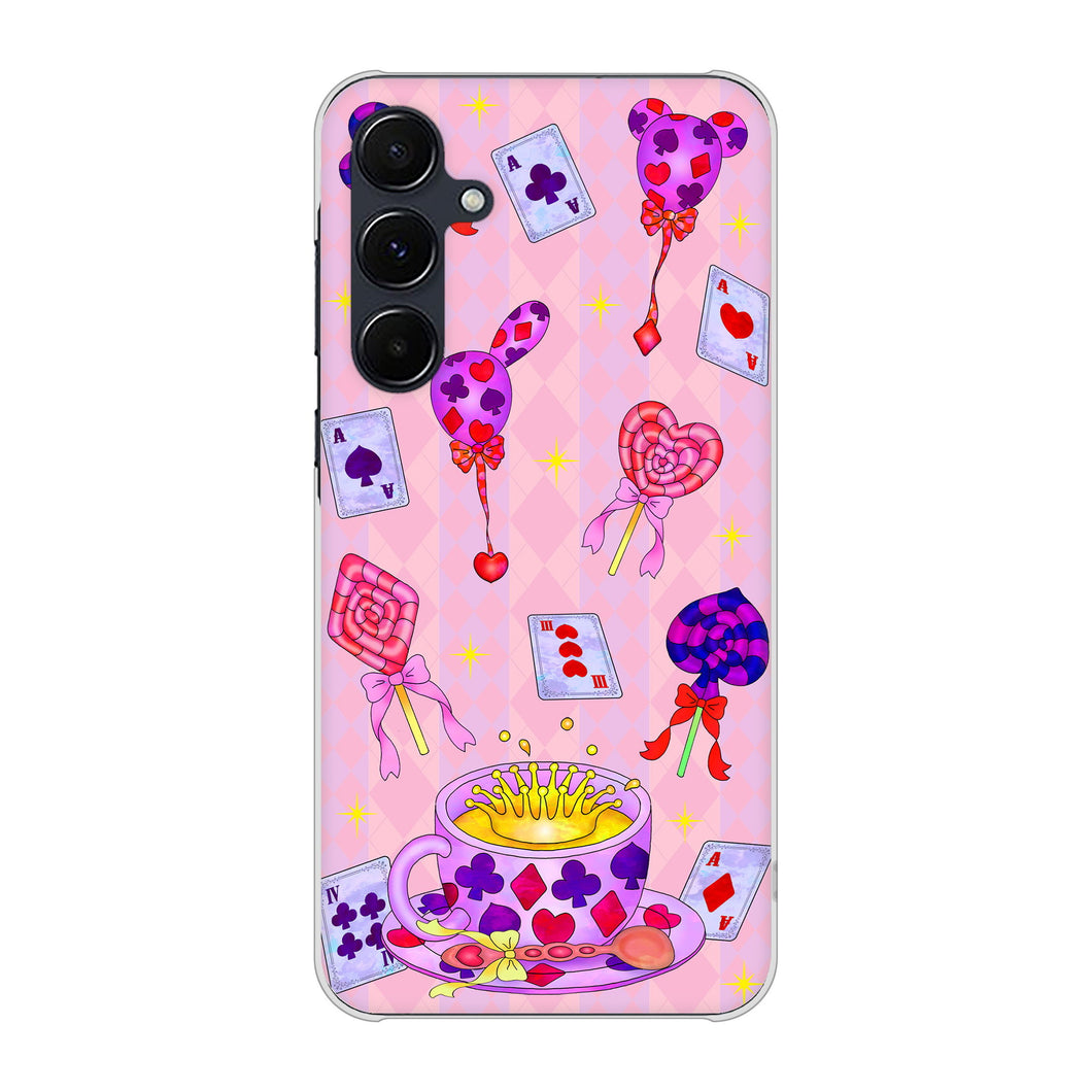 Galaxy A55 5G SCG27 au 高画質仕上げ 背面印刷 ハードケースむかいあぐる トランプティー