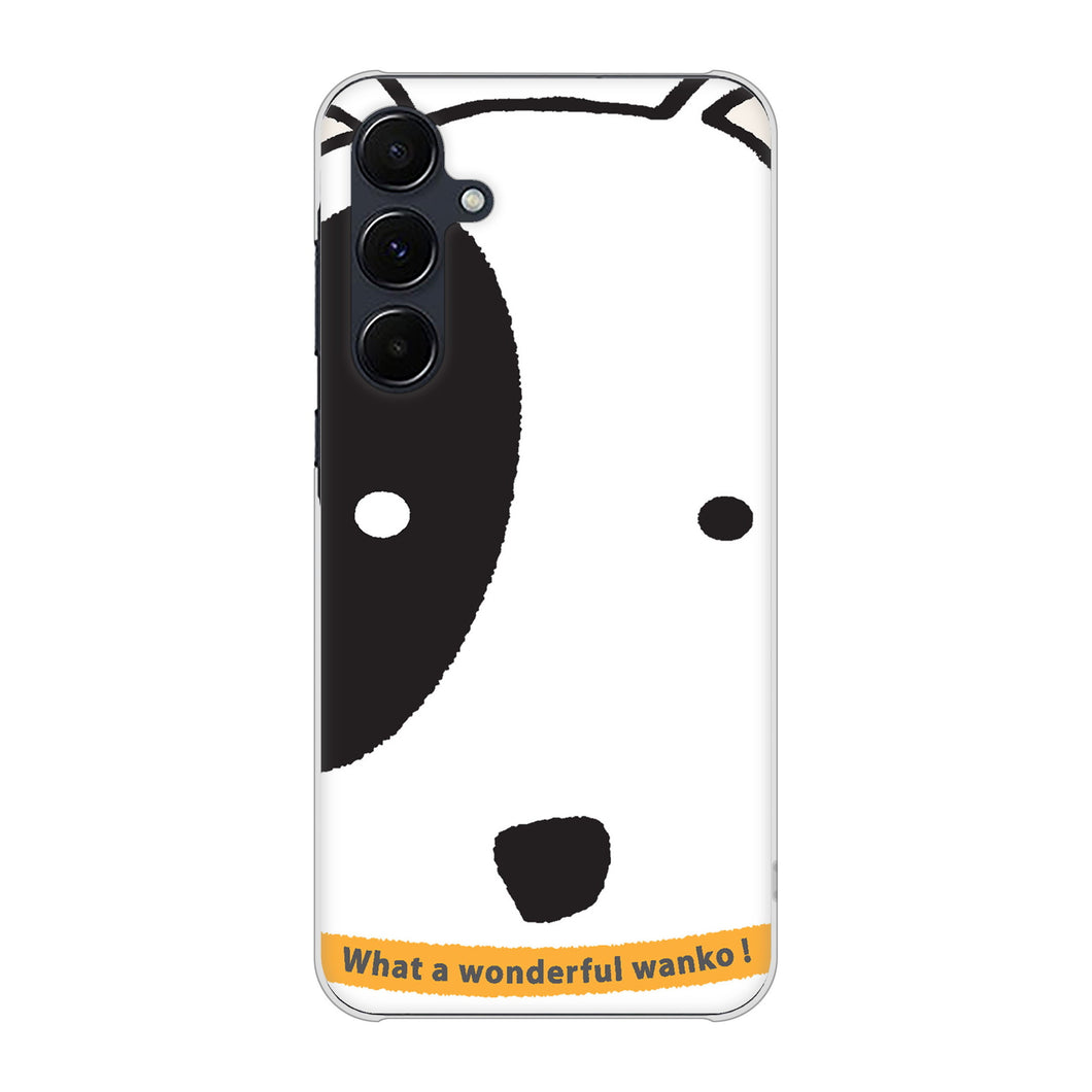 Galaxy A55 5G SCG27 au 高画質仕上げ 背面印刷 ハードケース 【IA800 わんこ】