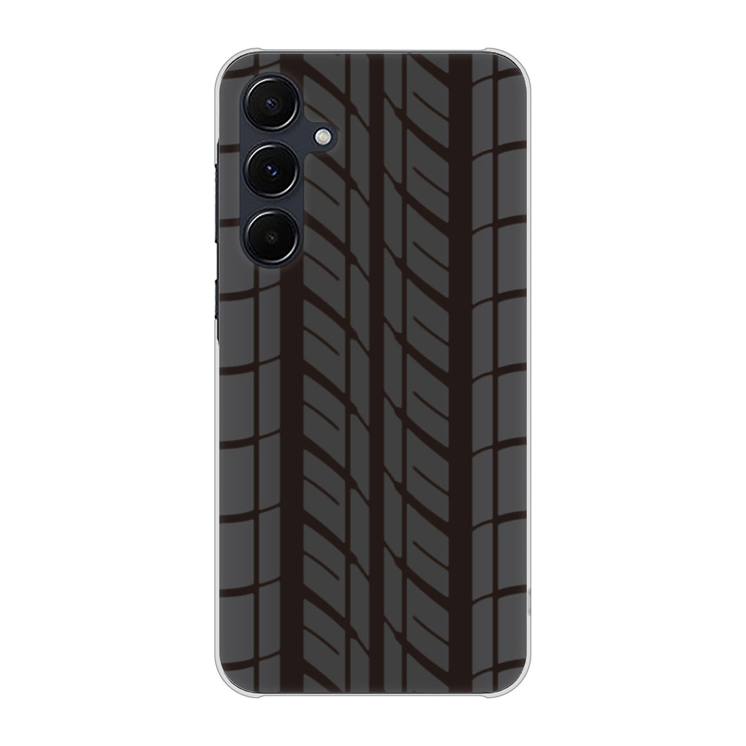 Galaxy A55 5G SCG27 au 高画質仕上げ 背面印刷 ハードケース 【IB931 タイヤ】