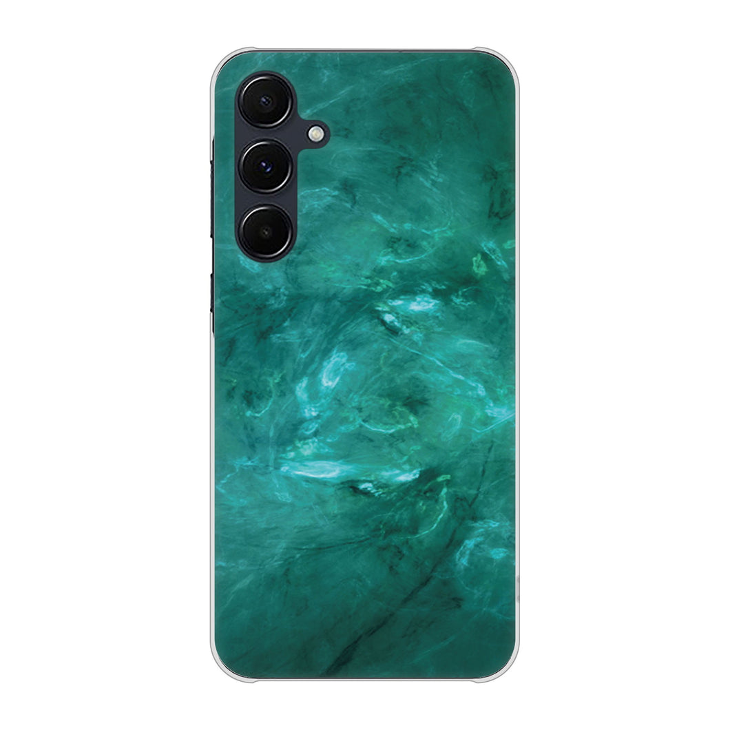 Galaxy A55 5G SCG27 au 高画質仕上げ 背面印刷 ハードケース大理石BK