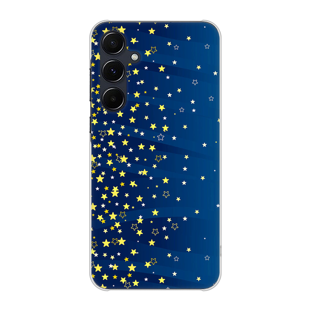 Galaxy A55 5G SCG27 au 高画質仕上げ 背面印刷 ハードケース 【VA842 満天の星空】