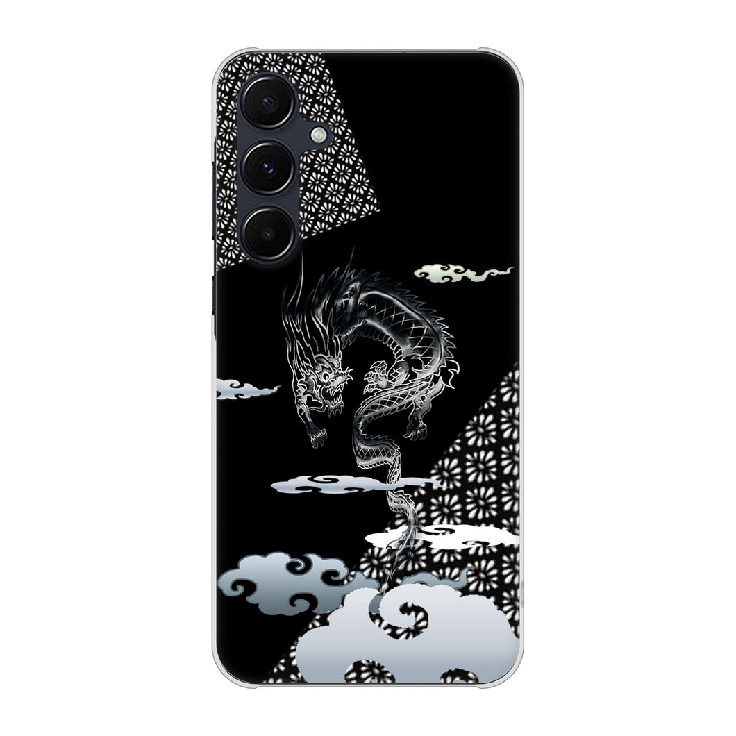 Galaxy A55 5G SCG27 au 高画質仕上げ 背面印刷 ハードケース雲竜