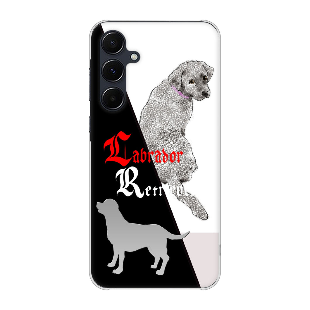 Galaxy A55 5G SCG27 au 高画質仕上げ 背面印刷 ハードケースラブラドールレトリバー