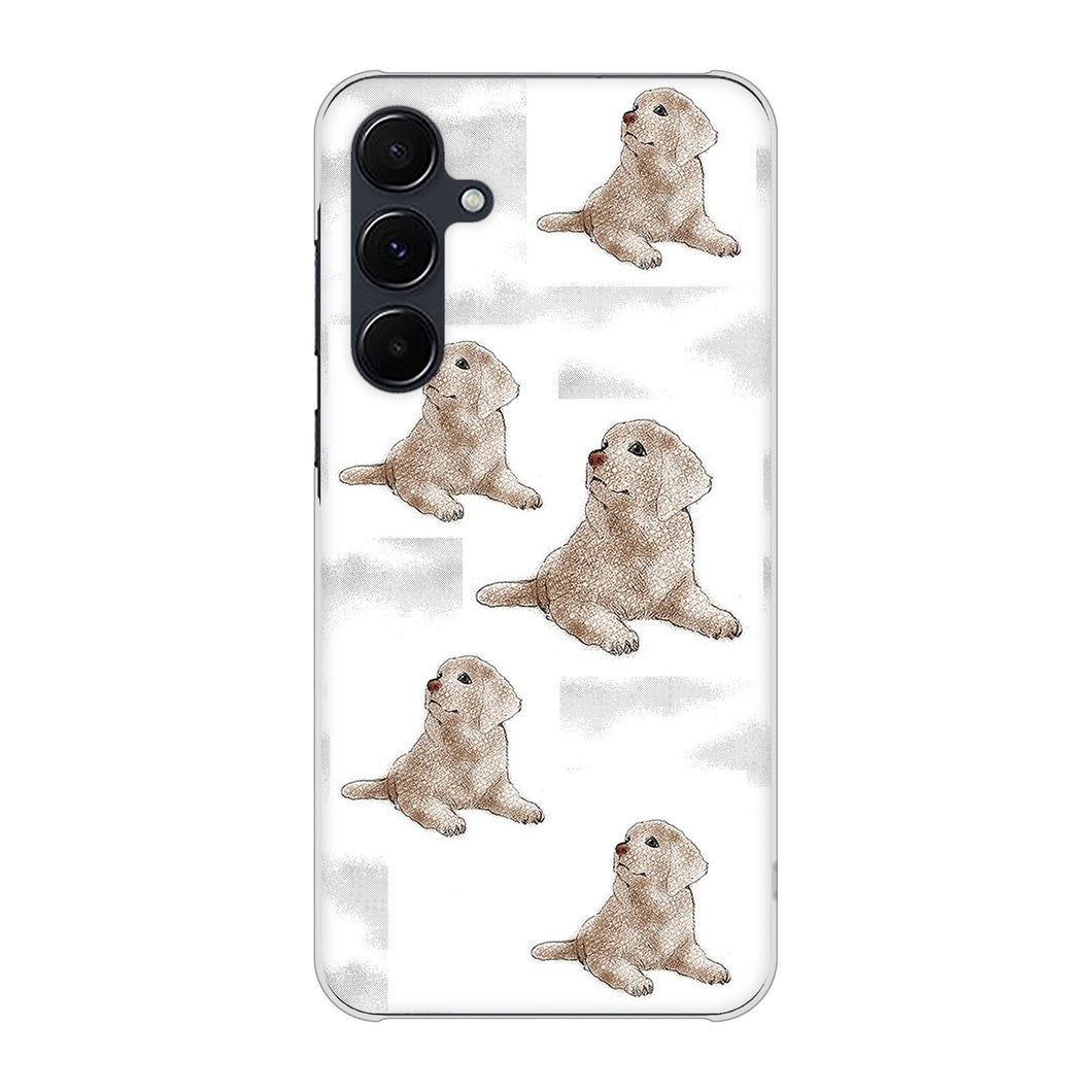 Galaxy A55 5G SCG27 au 高画質仕上げ 背面印刷 ハードケースラブラドールレトリバー