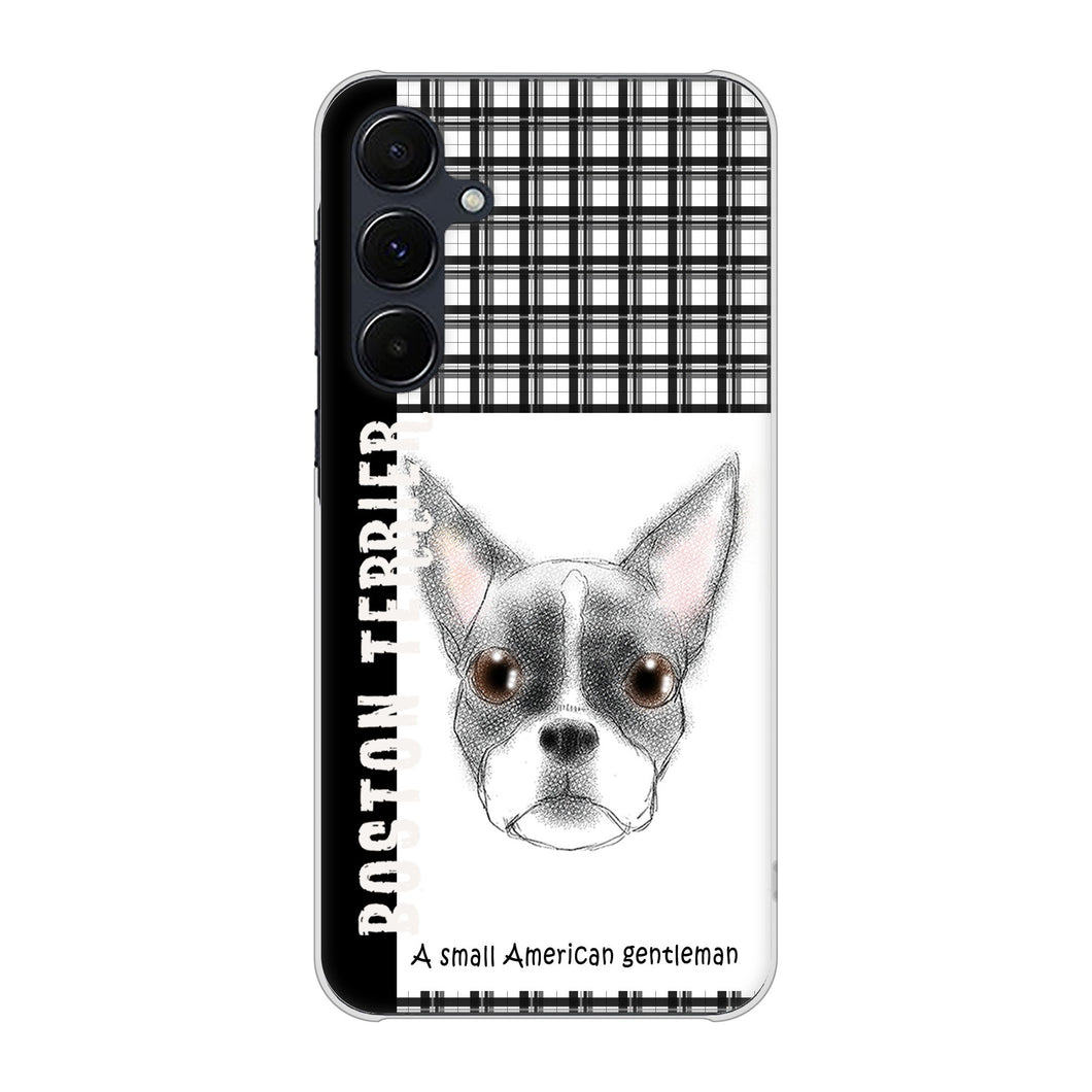 Galaxy A55 5G SCG27 au 高画質仕上げ 背面印刷 ハードケースボストンテリア