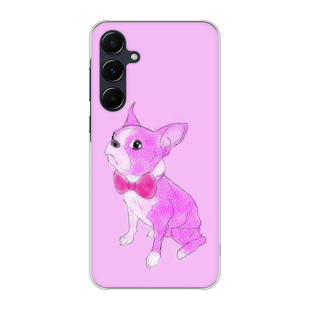 Galaxy A55 5G SCG27 au 高画質仕上げ 背面印刷 ハードケースボストンテリア