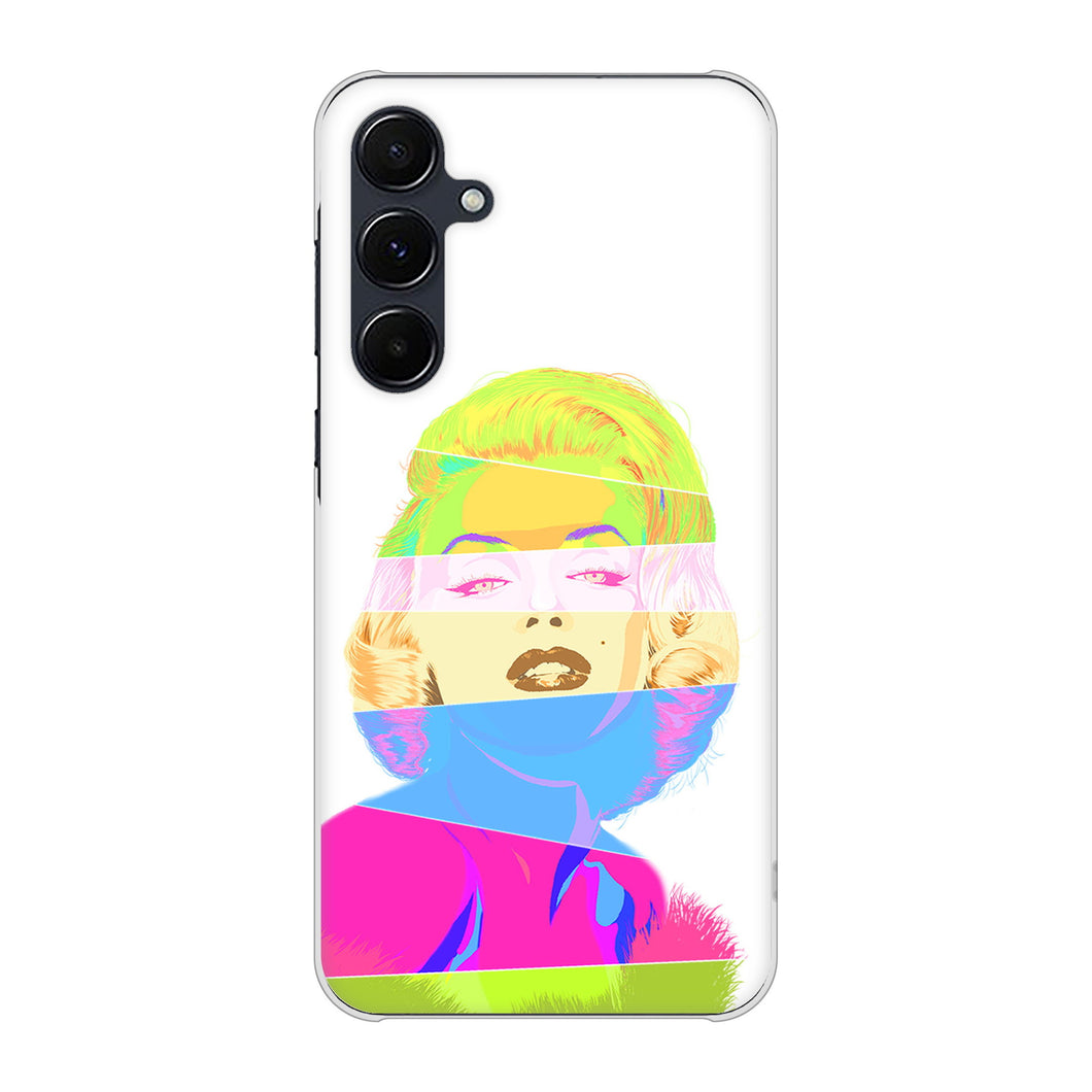 Galaxy A55 5G SCG27 au 高画質仕上げ 背面印刷 ハードケースマリリンモンローデザイン