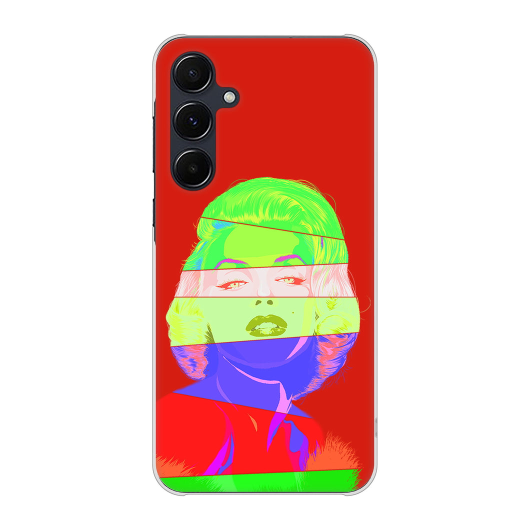 Galaxy A55 5G SCG27 au 高画質仕上げ 背面印刷 ハードケースマリリンモンローデザイン