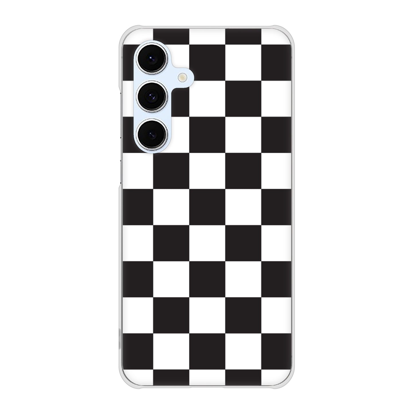 Galaxy S24 FE SCG30 au 高画質仕上げ 背面印刷 ハードケース 【151 フラッグチェック】