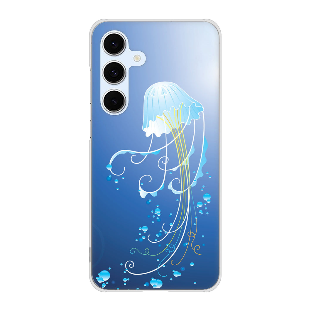 Galaxy S24 FE SCG30 au 高画質仕上げ 背面印刷 ハードケース 【362 ジェリーフィシュ】